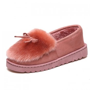 2019 Fashion Winter Women Slippers with Fur Home Outdoor Casual Warm Slippers Female Ladies Cotton Women Winter Shoes tyh78